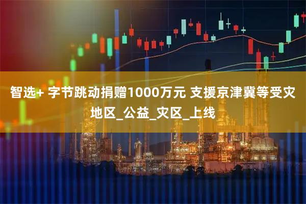 智选+ 字节跳动捐赠1000万元 支援京津冀等受灾地区_公益_灾区_上线